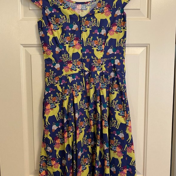 Cute Colorful Deer Dress (from ModCloth) - Picture 2 of 5